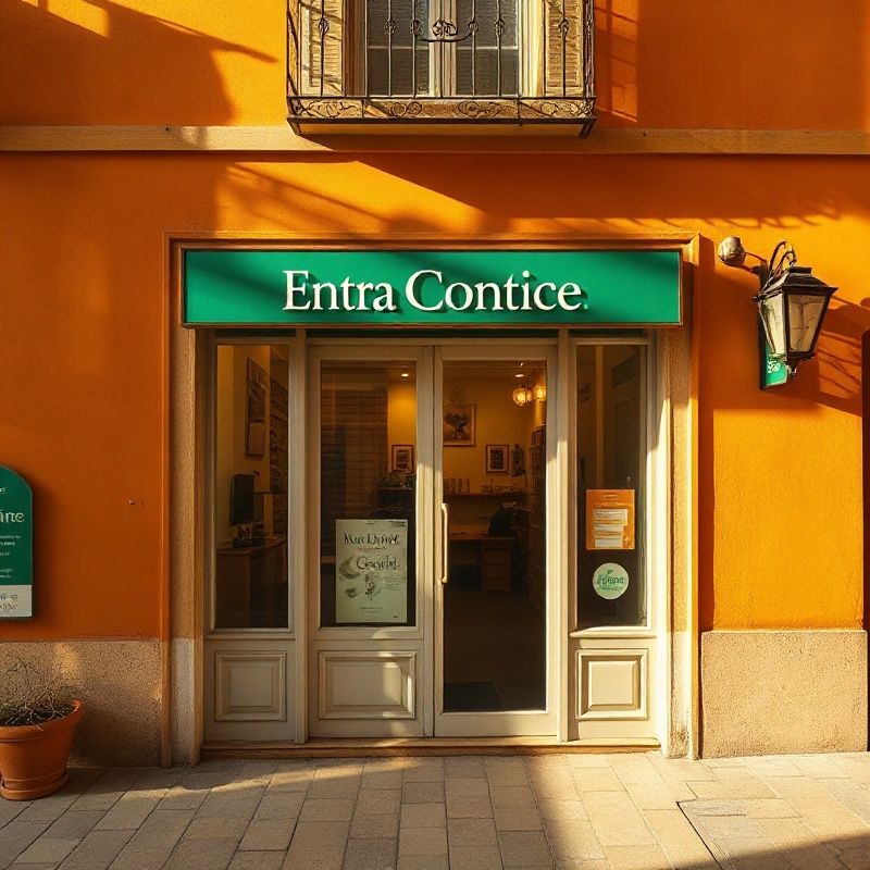 Entrada de la oficina de Lumeniastro en Palma